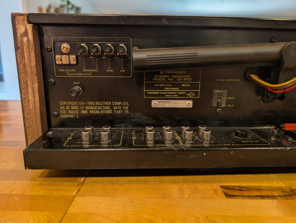 Pioneer SX-650 Fully Restored