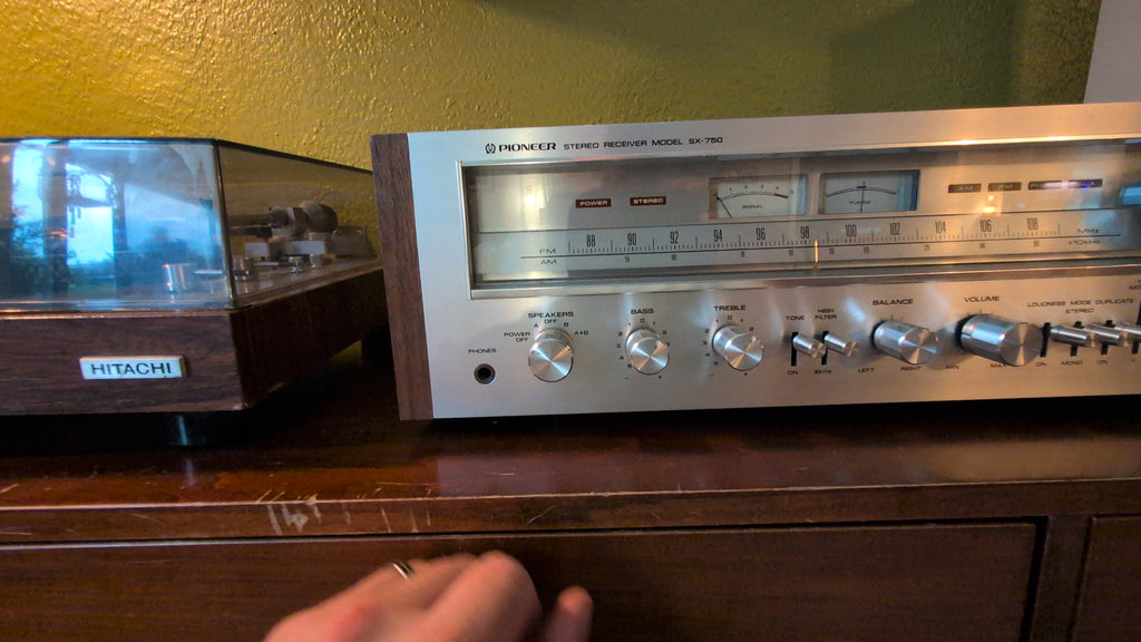 Pioneer SX-750 with Custom Case